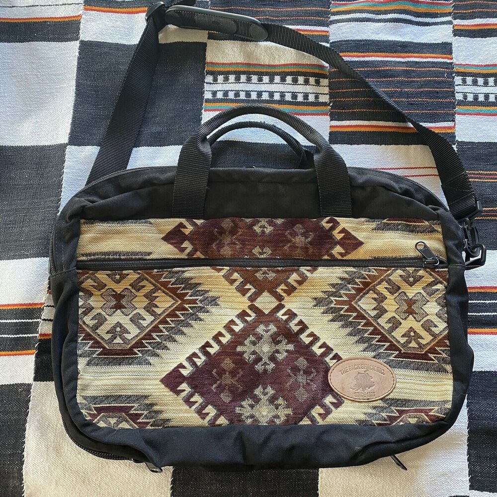 The Pack Shack Computer Messenger Shoulder Bag. Excellent Shape! Big! Rare. USA.